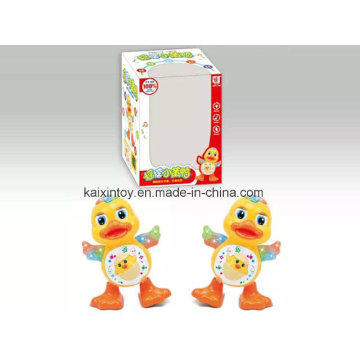 Battery Operated Dancing Duck with Light and Music for Kids